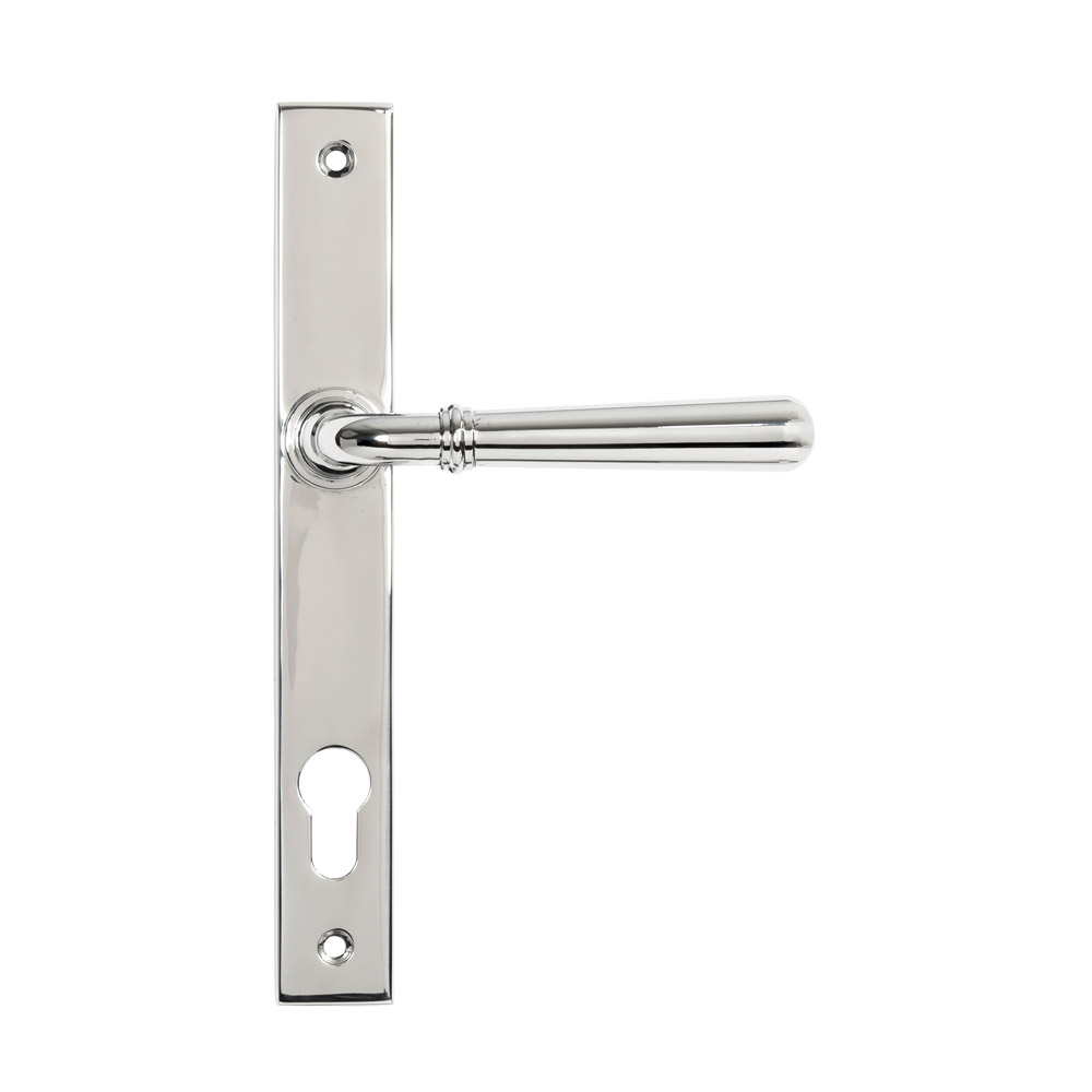 From the Anvil Marine 316 Stainless Steel Newbury Slimline Lever Espag. Lock Set - Polished